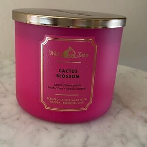 **NEW**. White Barn Cactus Blossom 3 wick candle